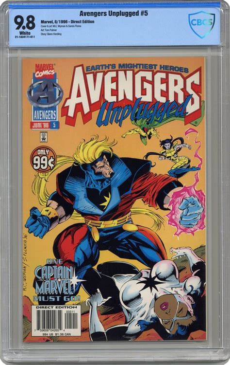 Avengers Unplugged 1995 Comic Books Graded By Cbcs