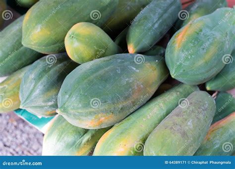 Raw Papaya For Sell Stock Photo Image 64389171