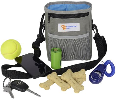 Roundabout Pets Dog Treat Bag Ideal Pouch For Puppy Training And