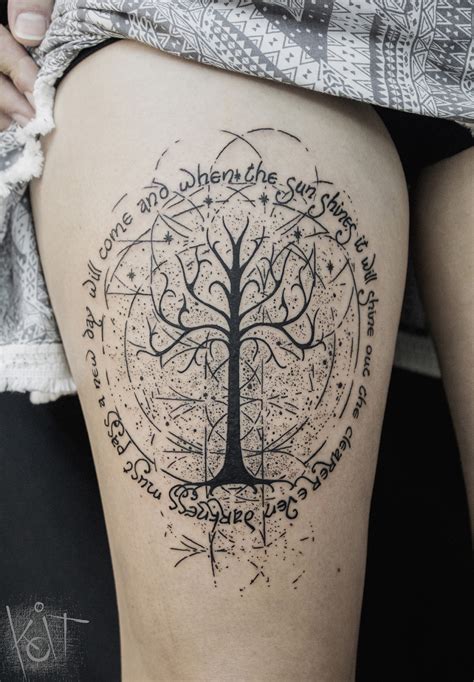 Reading Writing Booking 10 Lord Of The Rings Tattoos Literary Tattoos Series