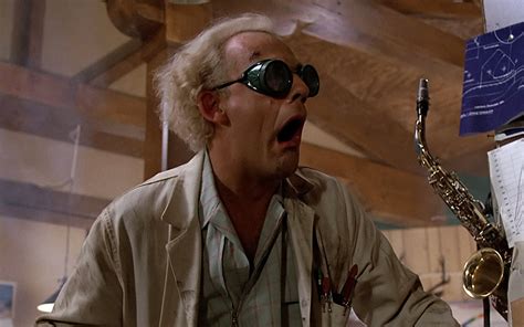 Back To The Future Professor Back To The Future Dr Emmett Brown
