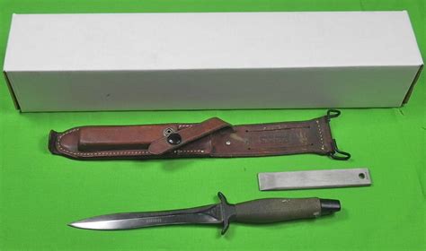 Us 1967 Gerber Mk2 Commando Fighting Knife 3972 And Sheath Antique