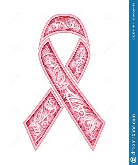 Breast cancer awareness and prevention month banner. Breast Cancer Awareness Month Emblem, Pink Ribbon Symbol ...