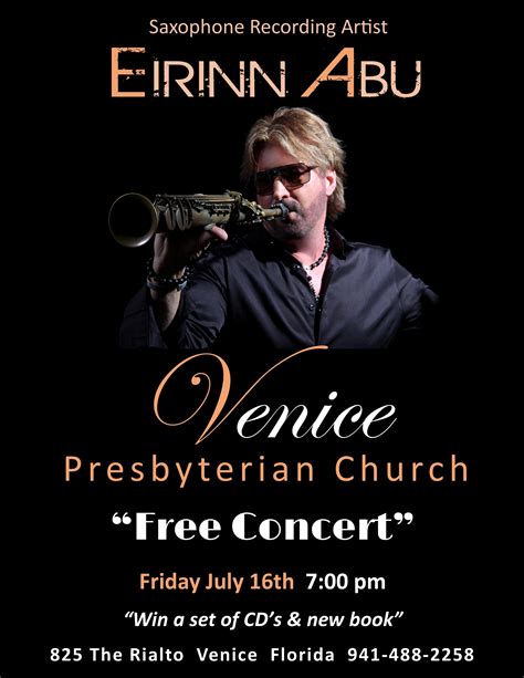 Eirinn Abu in Concert at Venice Presbyterian Church @ Venice ...