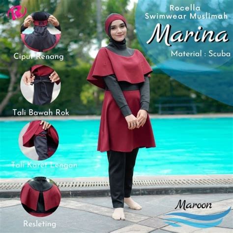 A wide variety of design baju melayu options are available to you, such as supply type, clothing type, and material. Jual Baju Renang Muslimah Muslim Syari Rocella Marina ...