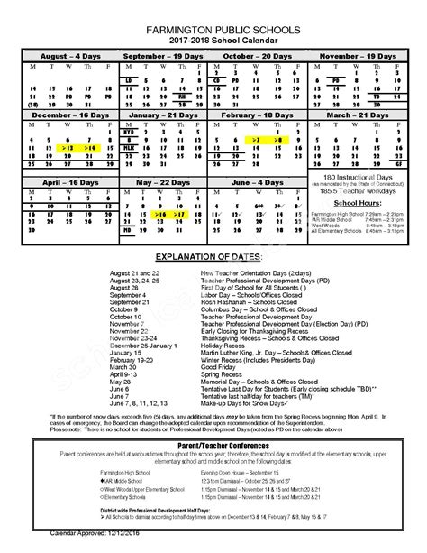 Farmington Ct School Calendar 2024 2025 E3 Schedule 2024