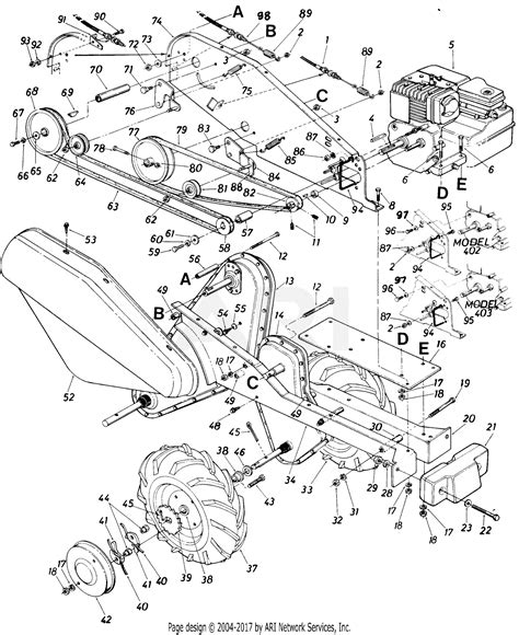 Jcpenney ⭐ , united states of america, state of kansas, finney county, garden city: MTD 5043 (1985) Parts Diagram for Parts