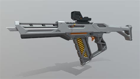 Sci Fi Assault Rifle Concept 3d Model By Shpakexe 6b40008 Sketchfab