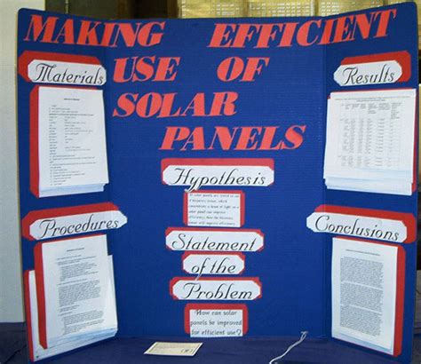 Science Fair Project Making Efficient Use Of Solar Panels Dummies