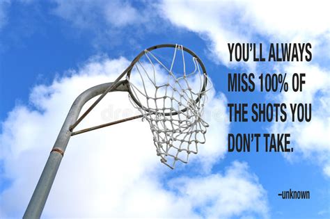 Best blue sky quotes selected by thousands of our users! Netball Goal Ring And Net Against A Blue Sky And White ...