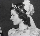 Lady Mary Montagu Douglas Scott, seen here in profile wearing the tiara ...