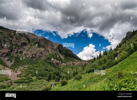 Cloud Formations In The Eagles Nest Wilderness Colorado Stock Photo