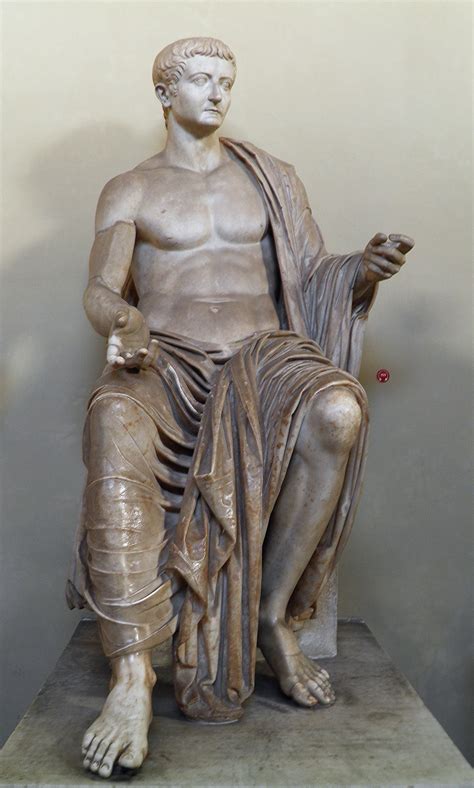 Tiberius Statue Vatican Museums Illustration World History