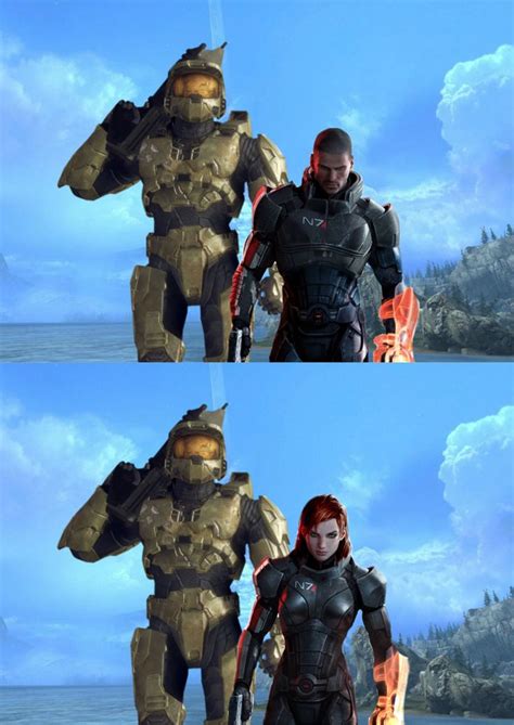 Mass Effect Halo Mass Effect Mass Effect Crossover Commander Shepard