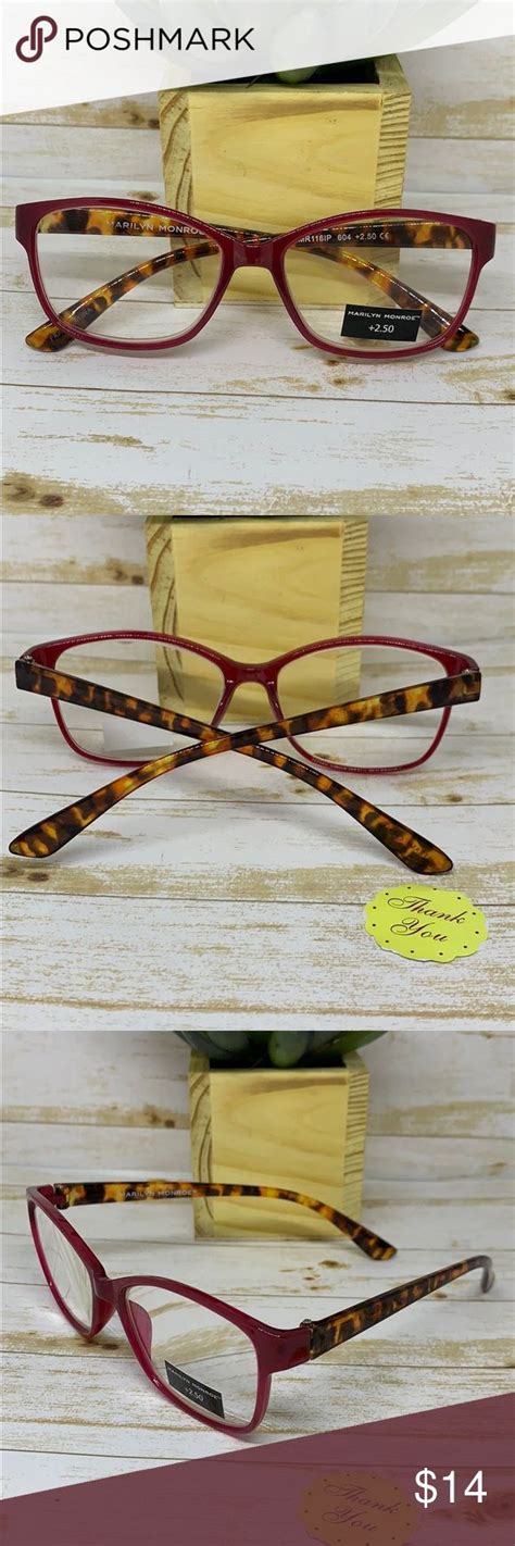 marilyn monroe reading glasses 2 50 readers 2 5 reading glasses glasses accessories glasses