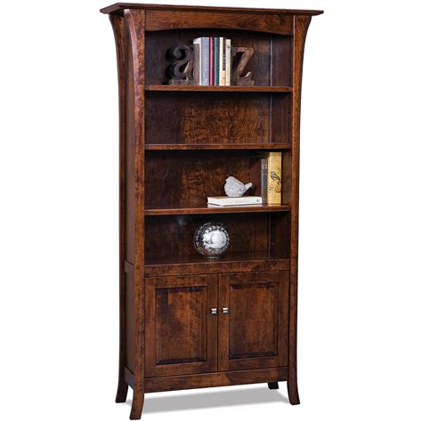 Ensenada Amish Bookcase Cabinet Amish Furniture Cabinfield