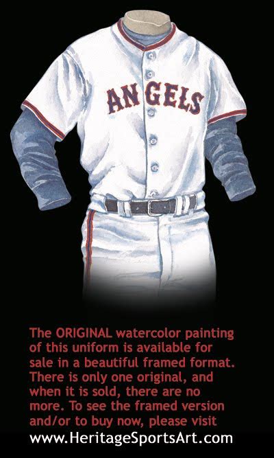 Los Angeles Angels Of Anaheim Uniform And Team History Heritage