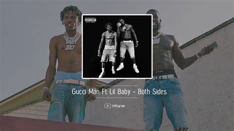 Gucci Man Ft Lil Baby Both Sides Lyrics Video Youtube