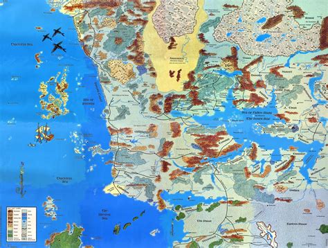 Map Of Faerun Forgotten Realms Dnd World Map Fantasy Map