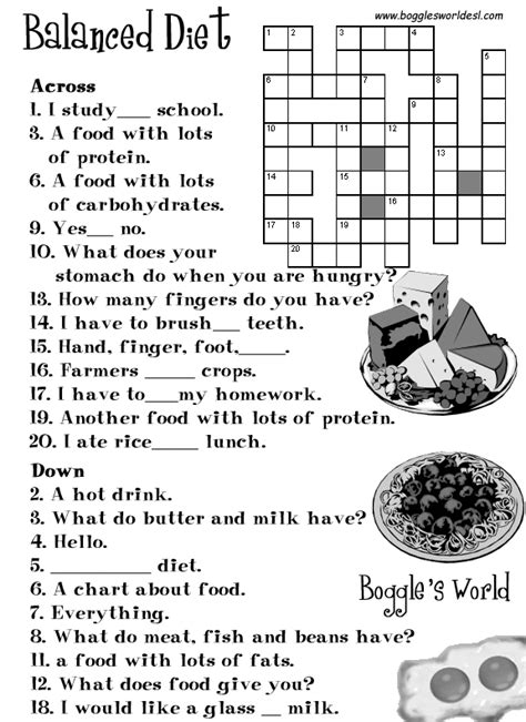Select one or more questions using the checkboxes above each question. 8 Best Images of Balanced Meal Activity Worksheets ...