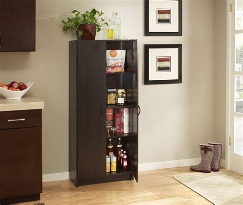 Kitchen hutch cabinets for efficient and stylish storage ideas. ClosetMaid 1556 Pantry Cabinet, Espresso (With images ...