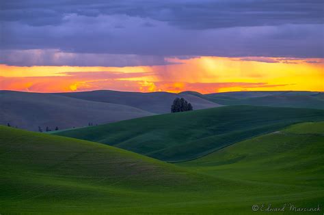 Palouse Sunrise By Edward Marcinek 500px