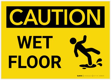 Printable Wet Floor Sign Printable World Holiday