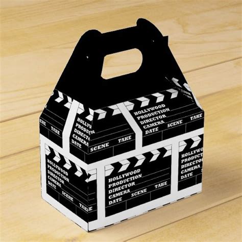 Movies Clapboard Favors Favor Box Zazzle Favor Boxes Clapboard