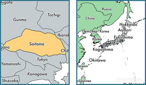 Saitama Prefecture Japan Map Of Saitama Jp Where Is Saitama