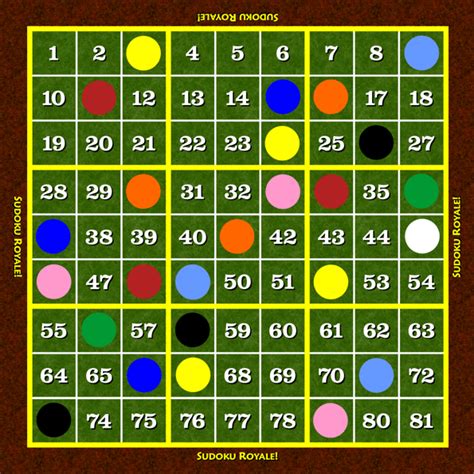 Free Online Color Sudoku Game Sudoku Royale