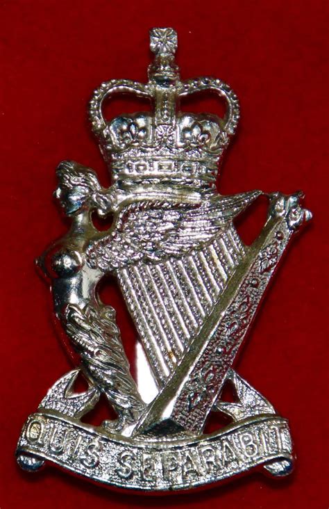 British Army Badges Anodised Royal Ulster Rifles Cap Badge