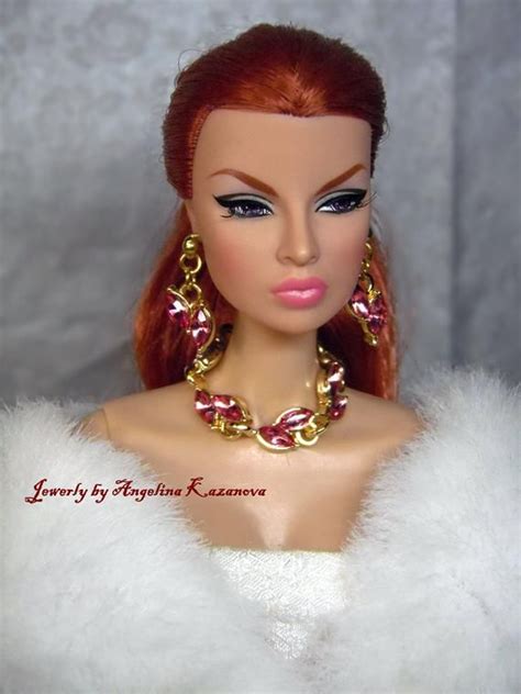 Jewelry Set For Dolls Fashion Royalty Poppy Parker Barbie Necklace
