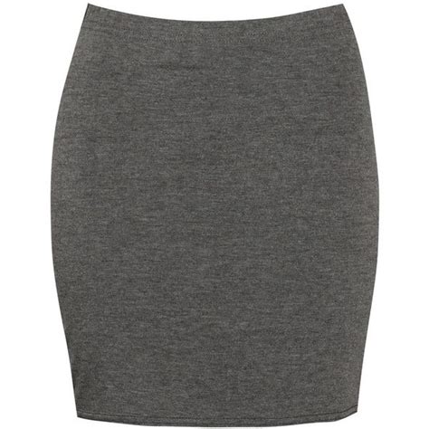 Boohoo Maisy Basic Bodycon Mini Skirt 7 Liked On Polyvore Featuring