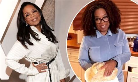 Oprah Winfrey 69 Shows Off Her Slimmed Down Figure In A Belted Co Ord