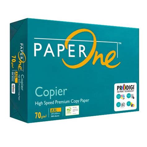 Double a paper partner is a leading manufacturer and distributor of pulp, copy and printing papers in the world. PaperOne Premium Copier Paper White 70gsm A3