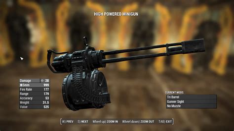 Fallout 4 Minigun Mods Loxapulse