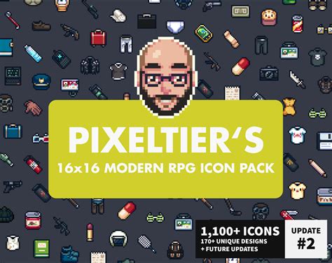 Comments Pixeltiers 16x16 Modern Rpg Icon Pack Pixel Art By
