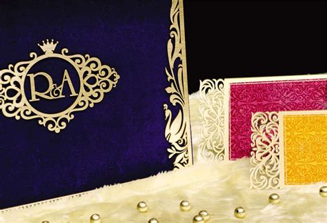 The idea of placing the wedding matter in a beautifully designed wedding card is the most difficult part. Designed Acrylic - Voguish Wedding Invitations