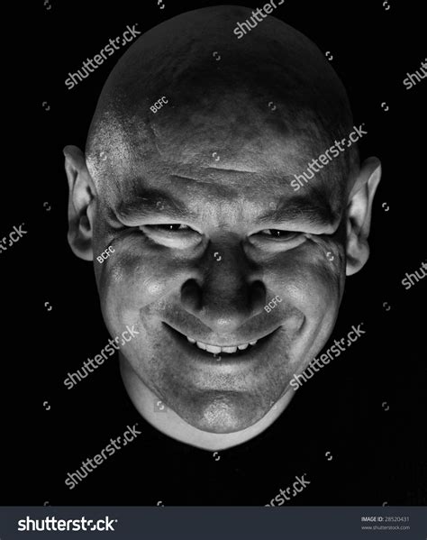 Face Evil Scary Looking Man Surrounded Stock Photo 28520431 Shutterstock