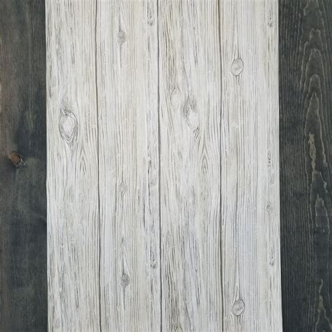 Gray Distressed Shiplap Rustic Wood Peel And Stick Wallpaper White