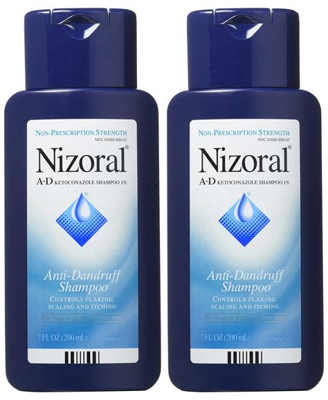 Nizoral A D Anti Dandruff Shampoo 7 Ounce Pack Of 2 Buy Online In