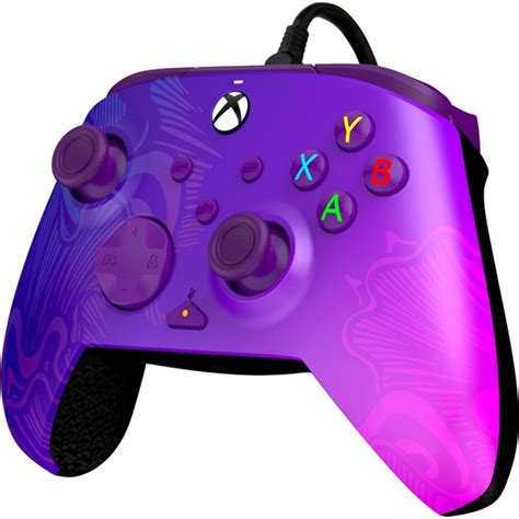 Pdp Rematch Advanced Wired Controller Purple Fade Gamepad Lila Für