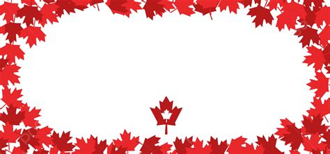 Canada Maple Leaf Border Flag Surrounding Background Canada Frame