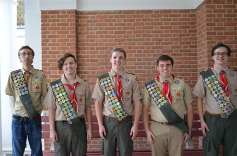 Five Local Teens From Boy Scouts Of America Troop 993 Recently Earned