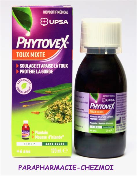 Upsa Phytovex Sirop Toux Mixte Parapharmacie Chez Moi