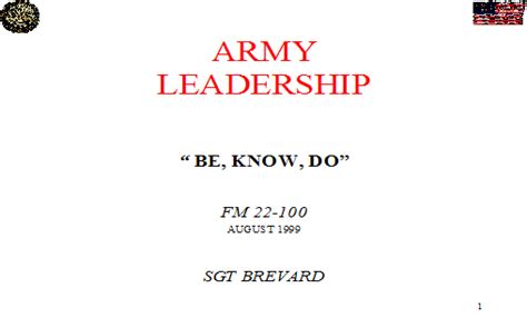 Army Leadership Be Know Do Army Education Benefits Blog