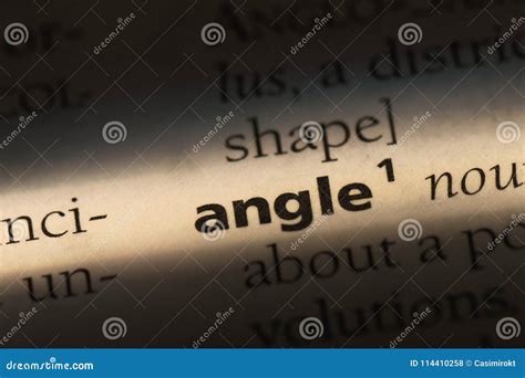 Angle Stock Photo Image Of Text Closeup Word Printed 114410258