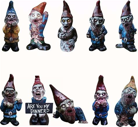 Buy Horror Movie Garden Gnomes Statues Set Nightmare Horror Gnome