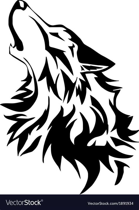 Tribal Wolf Royalty Free Vector Image Vectorstock Affiliate