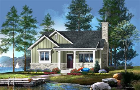 Cottage Style House Plan 2 Beds 2 Baths 1191 Sqft Plan 22 571